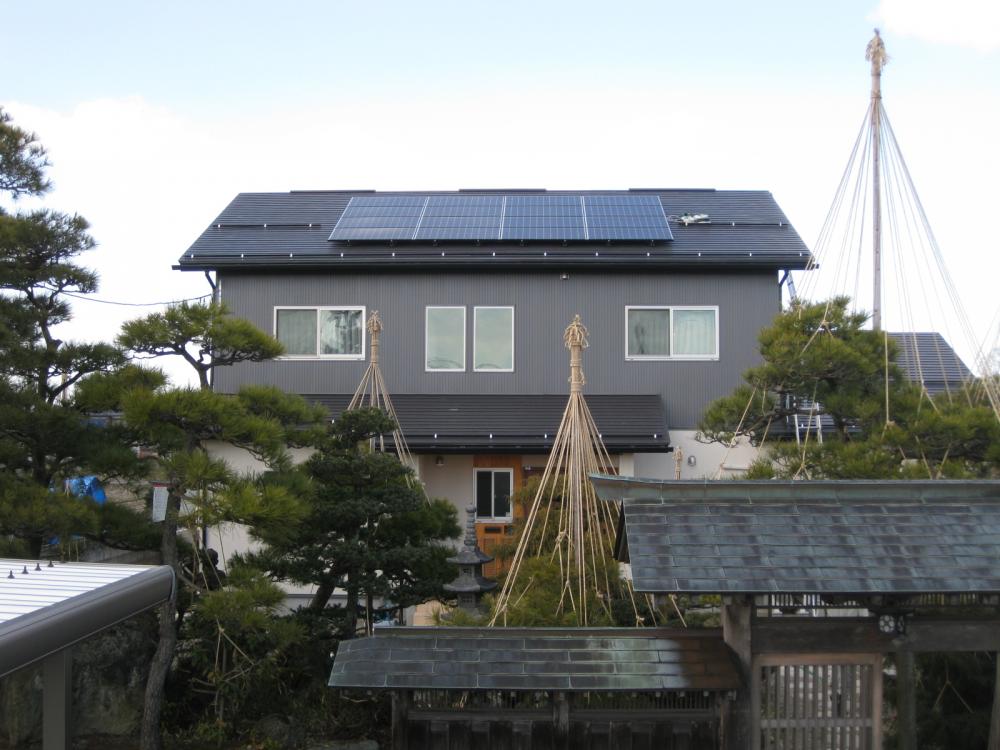 太陽光発電設置の実例