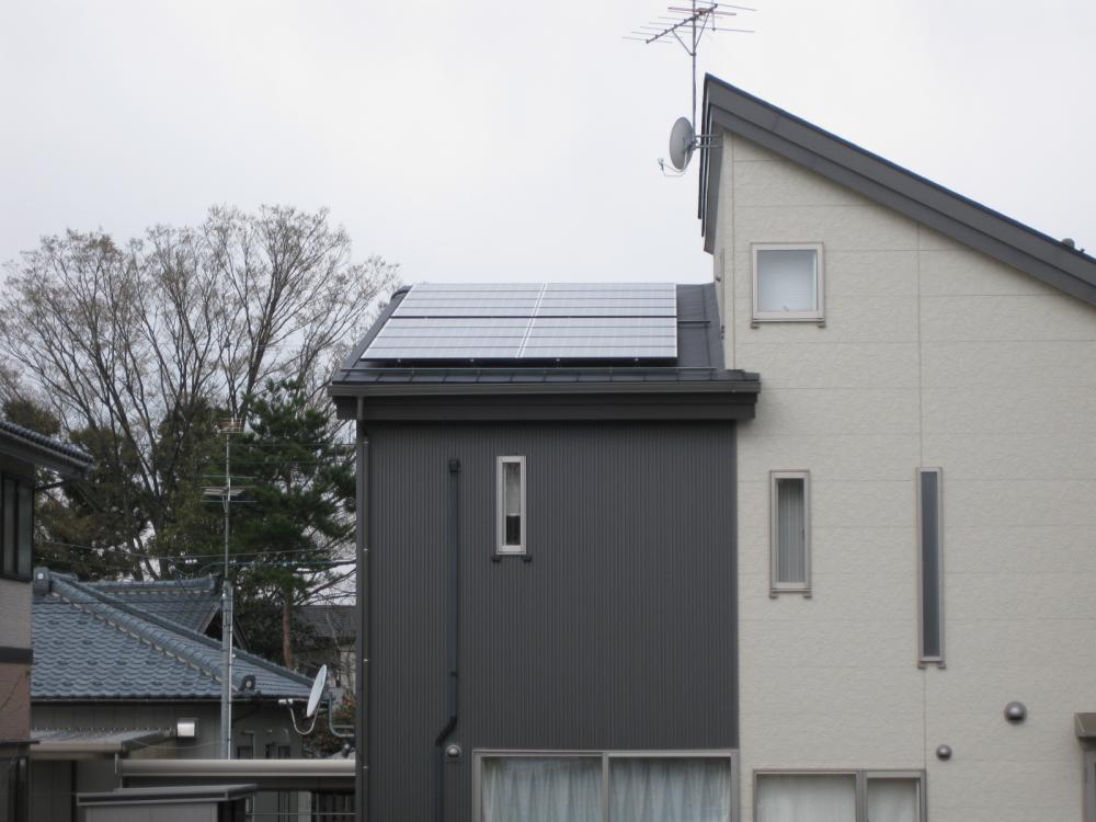 太陽光発電設置の実例