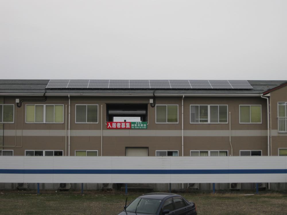 太陽光発電設置の実例