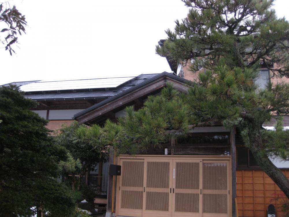 太陽光発電設置の実例