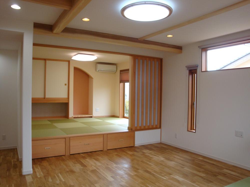 阿賀野市緑町H様邸のリビング